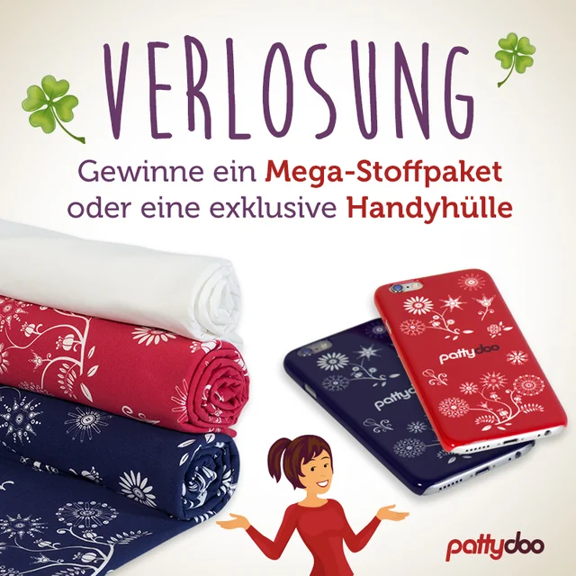 pattydoo Verlosung Stoffpakete Sewing Flowers