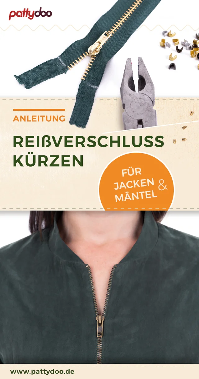 Reißverschluss kürzen Anleitung Reißverschluss kürzen Anleitung