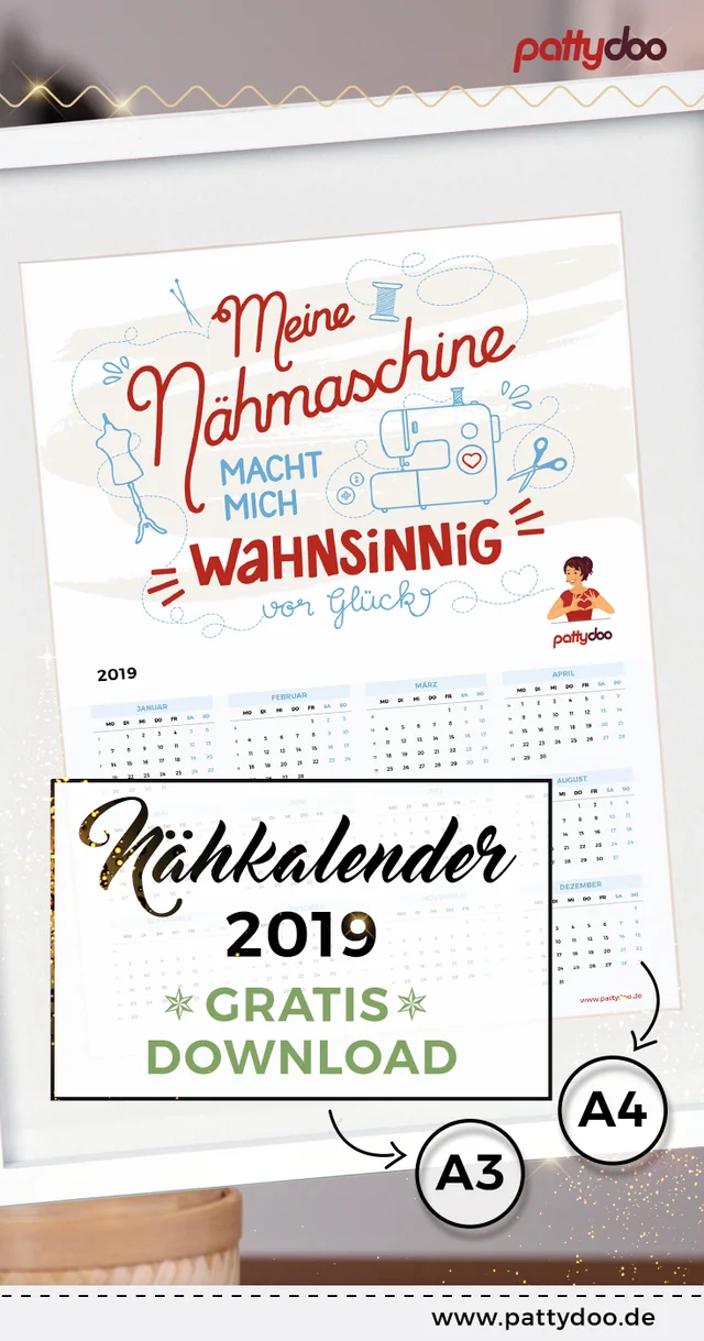 Kalender 2019 pattydoo free printable Kalender 2019 pattydoo free printable