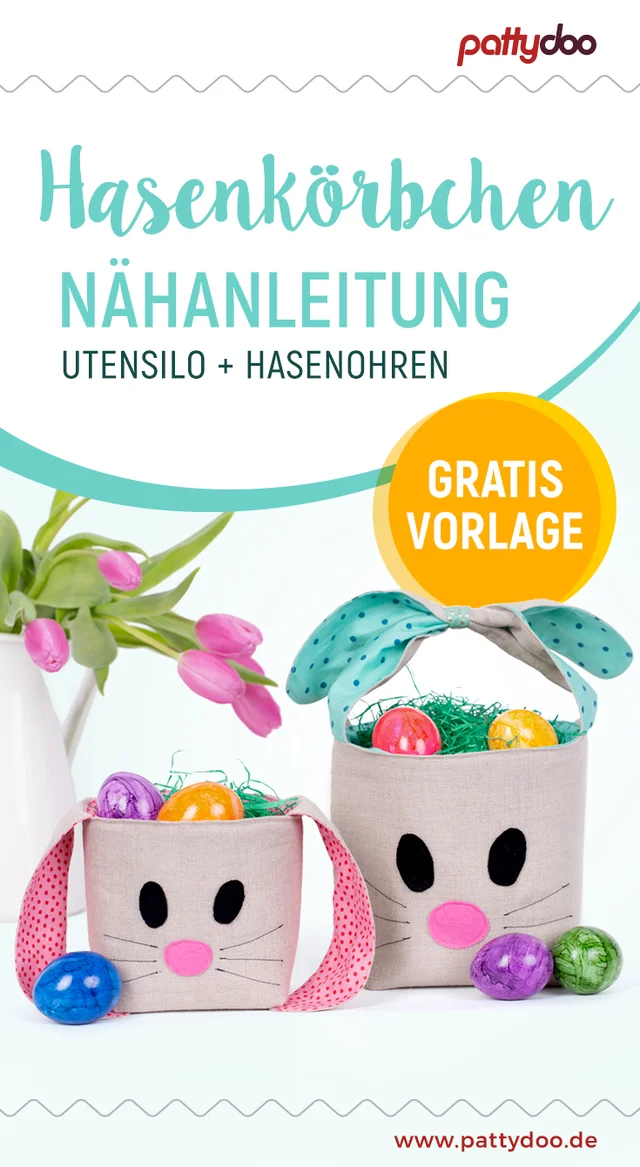 Nähanleitung Hasen Utensilo nähen Nähanleitung Hasen Utensilo nähen