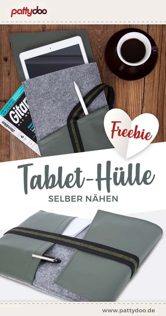 Vatertag Tablethülle selber nähen kostenloses Schnittmuster Vatertag Tablethülle selber nähen kostenloses Schnittmuster
