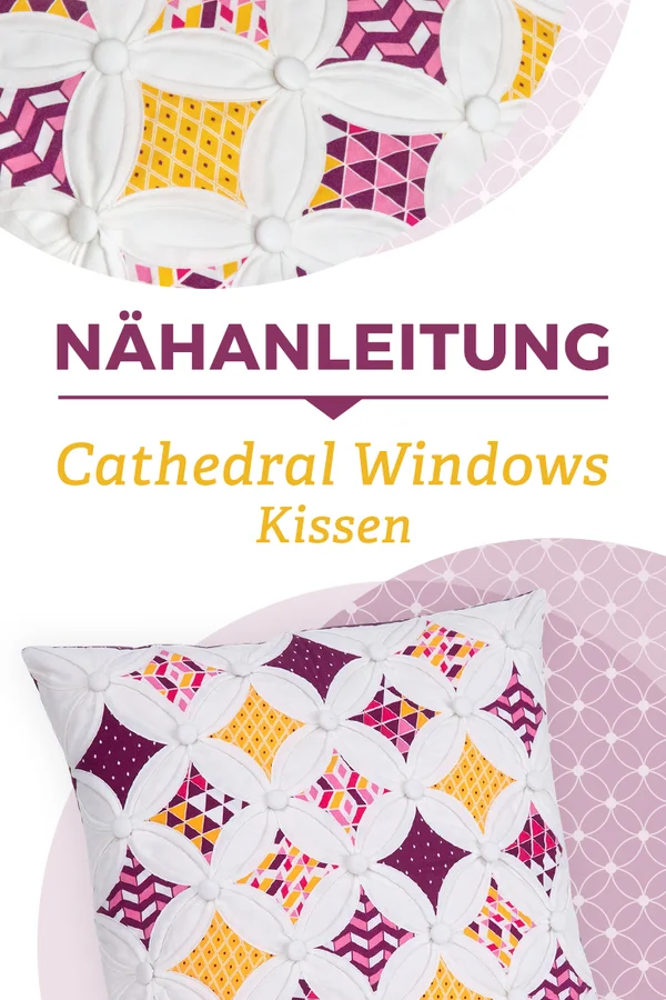 Cathedral Kissen kostenlose Nähanleitung Hotelverschluss