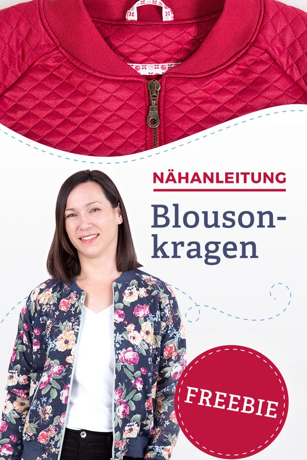 Kostenlose Nähanleitung Blousonkragen nähen