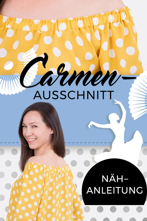 Patternhack Nähanleitung Carmenbluse Freebie