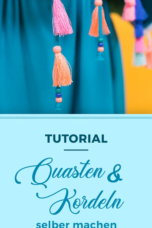 Quasten Kordeln Troddeln Bohostyle selber machen