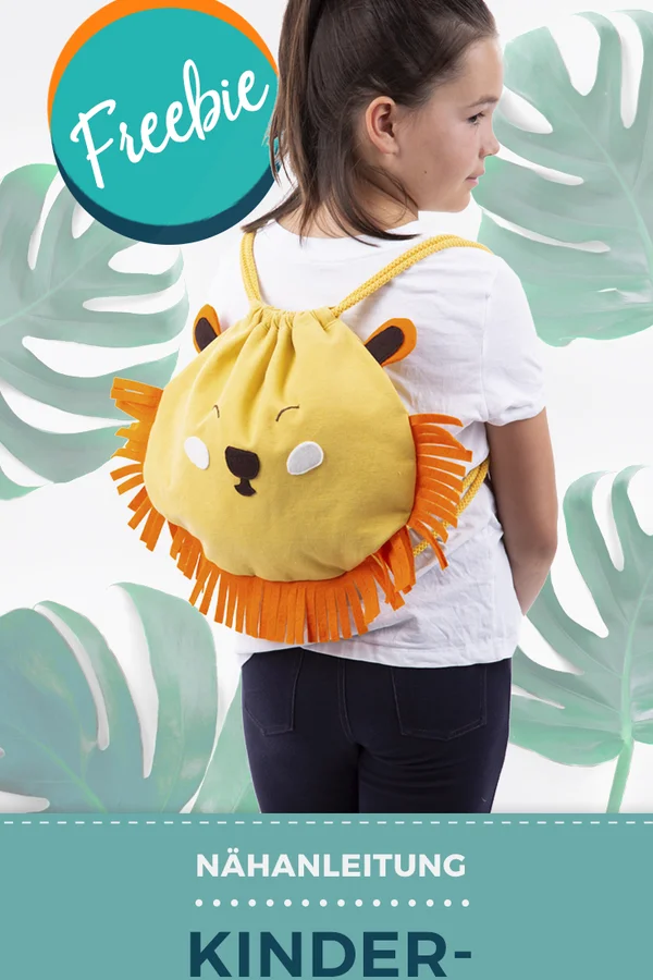 Nähanleitung Kinder Turnbeutel Freebie