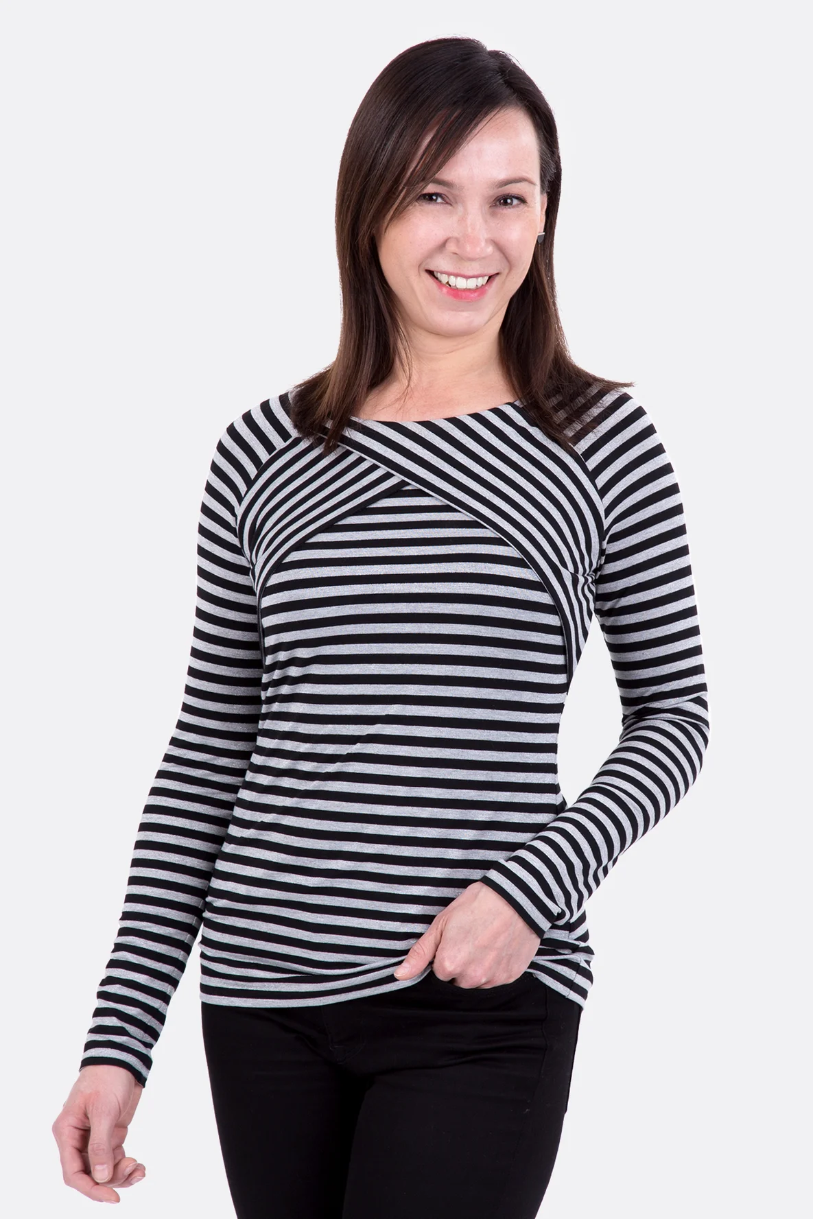 schnittmuster_damen_raglanshirt_streifen_wickeloptik Thumbnail