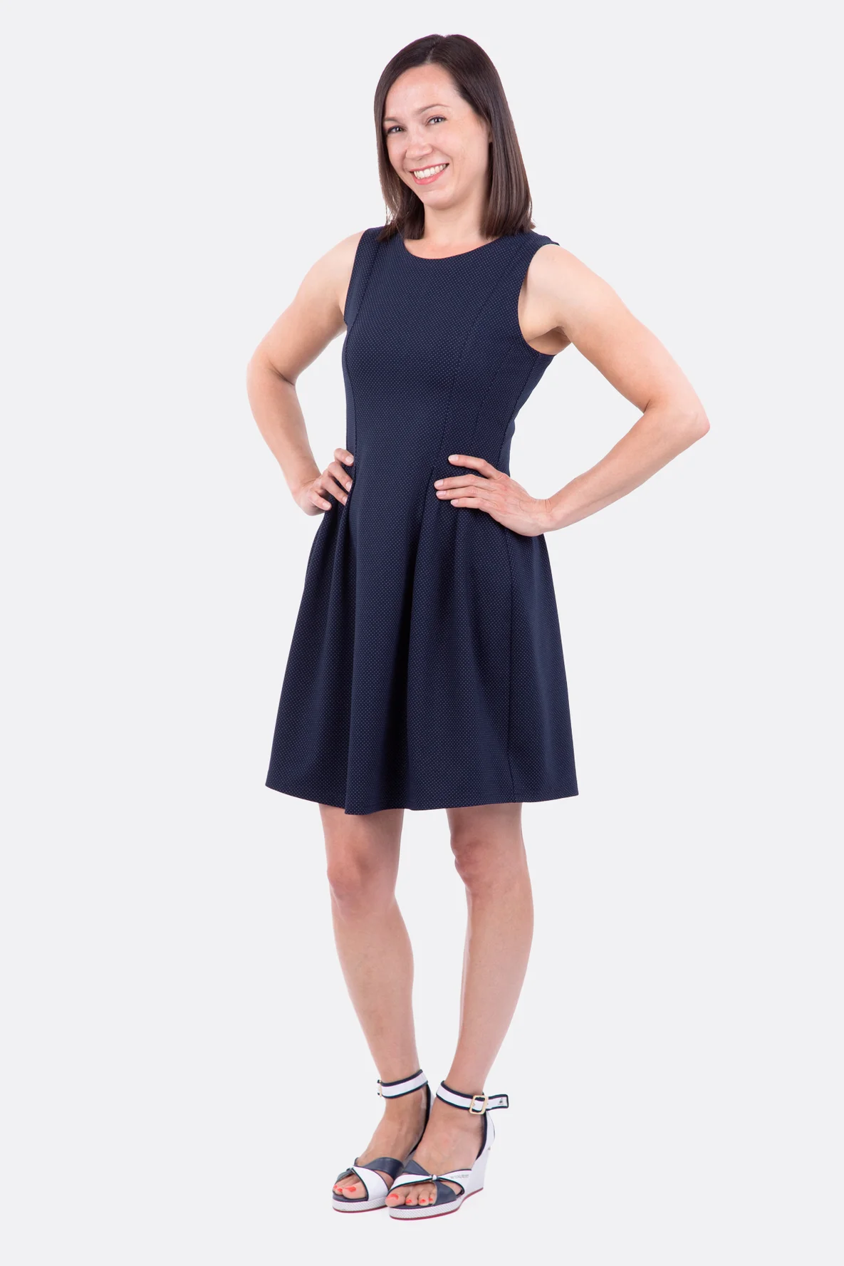 schnittmuster_damenkleid_jacquard_jersey_videoanleitung_rock_falten Thumbnail
