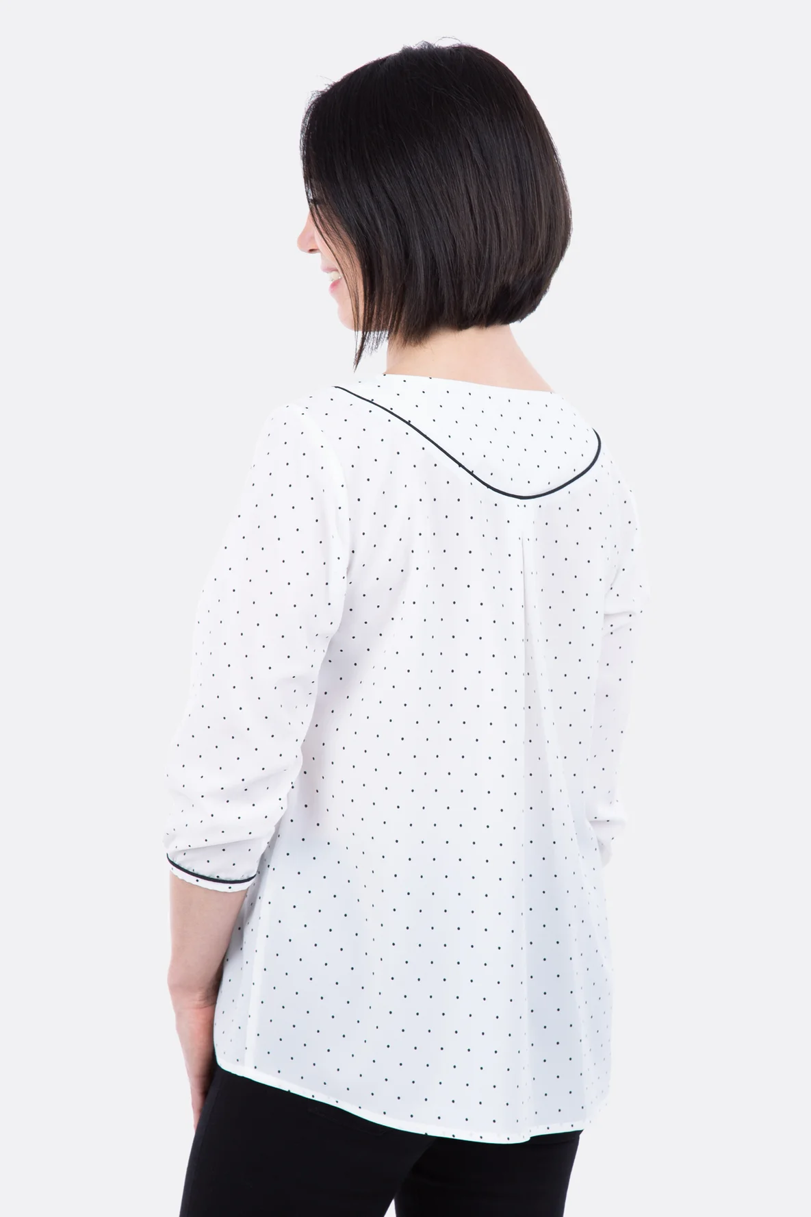 Schnittmuster Tunika Passe Kellerfalte Paspelband