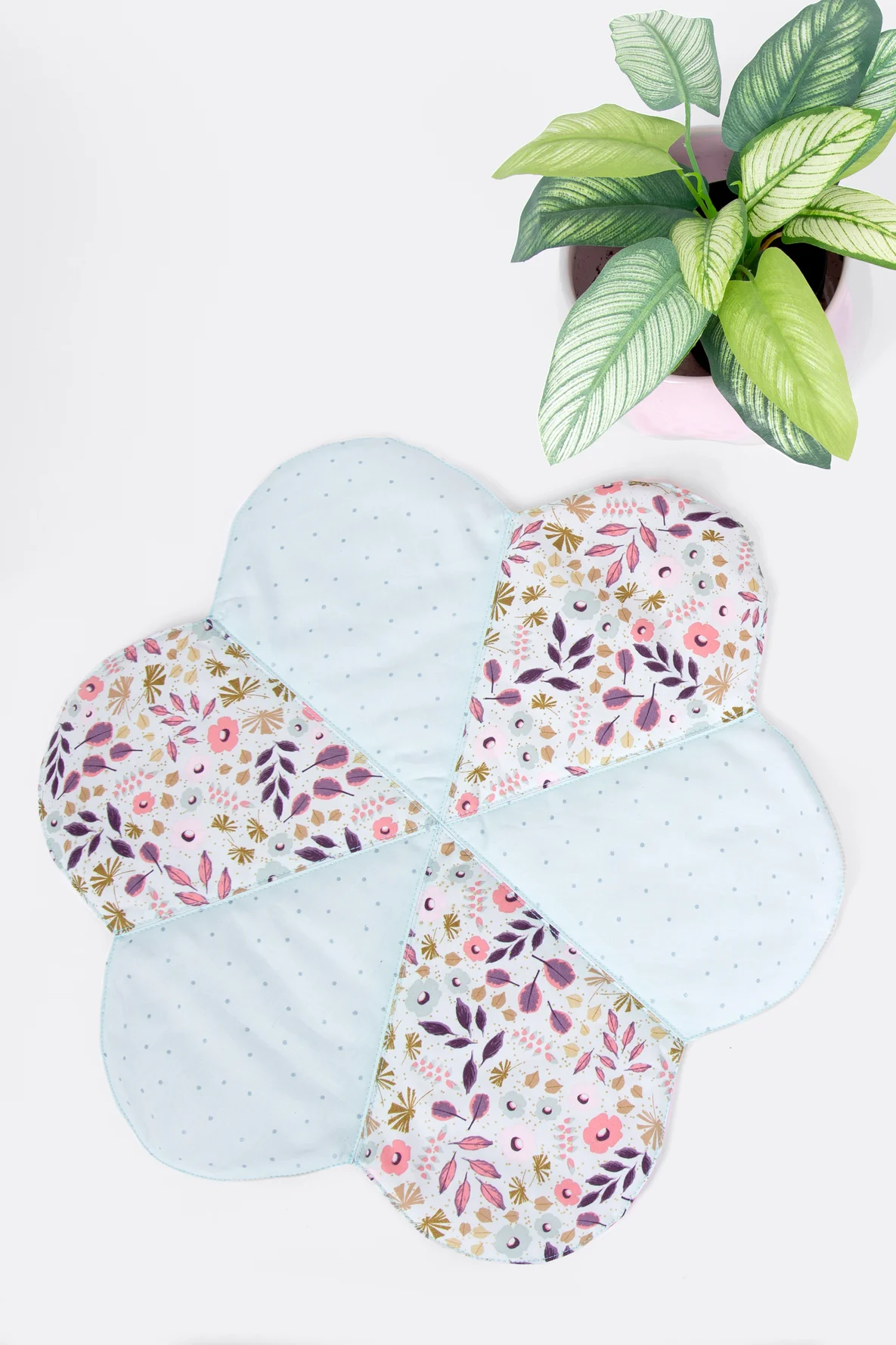 Patchwork-Platzset selbernähen, kostenlose Vorlage