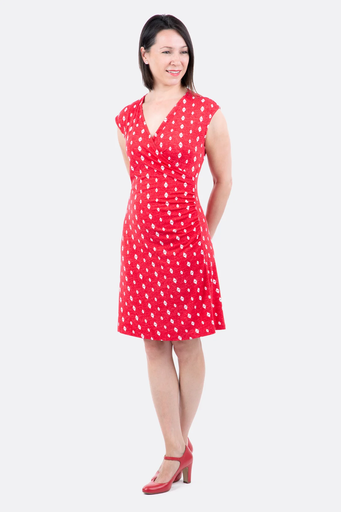 Schnittmuster Anleitung Damenkleid Jersey sommerlich