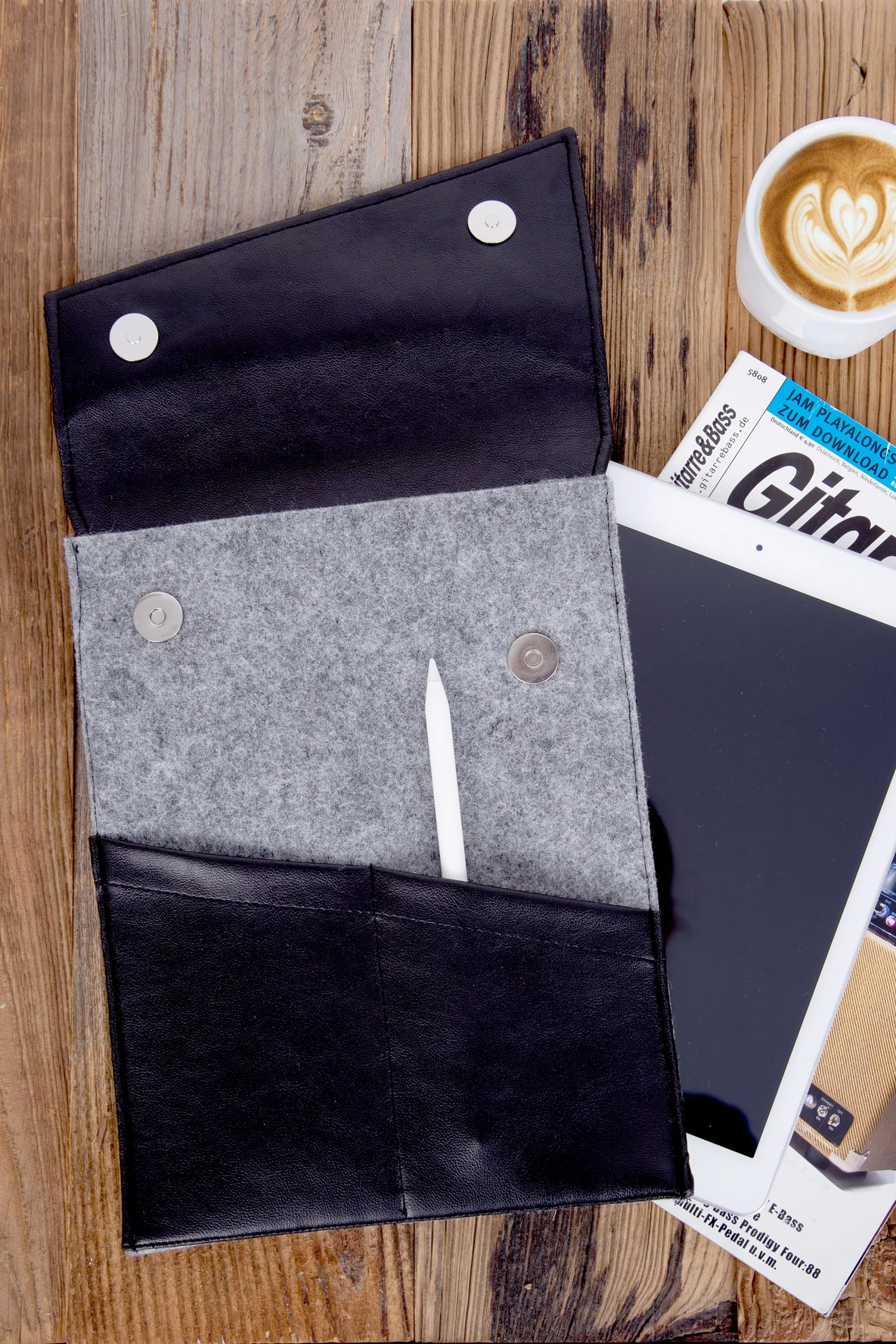 Tablethülle selber nähen kostenlose Vorlage Geschenkidee