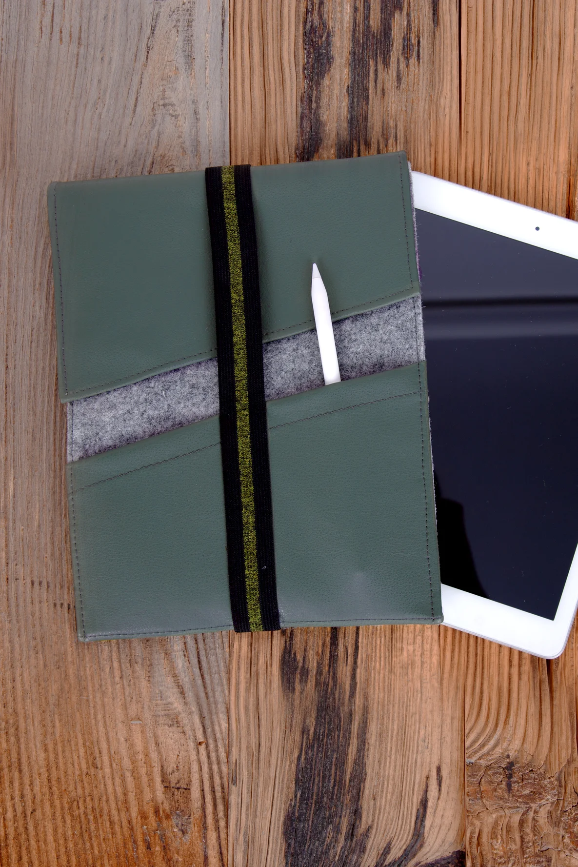 Tablethülle selber nähen kostenlose Vorlage Vatertags Geschenkidee