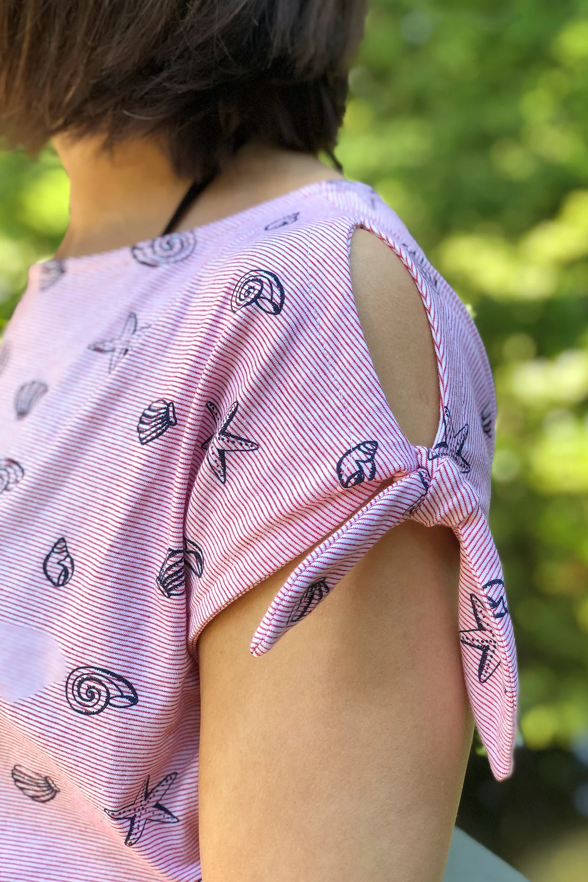 Schnittmuster Anleitung Knotenärmel gratis