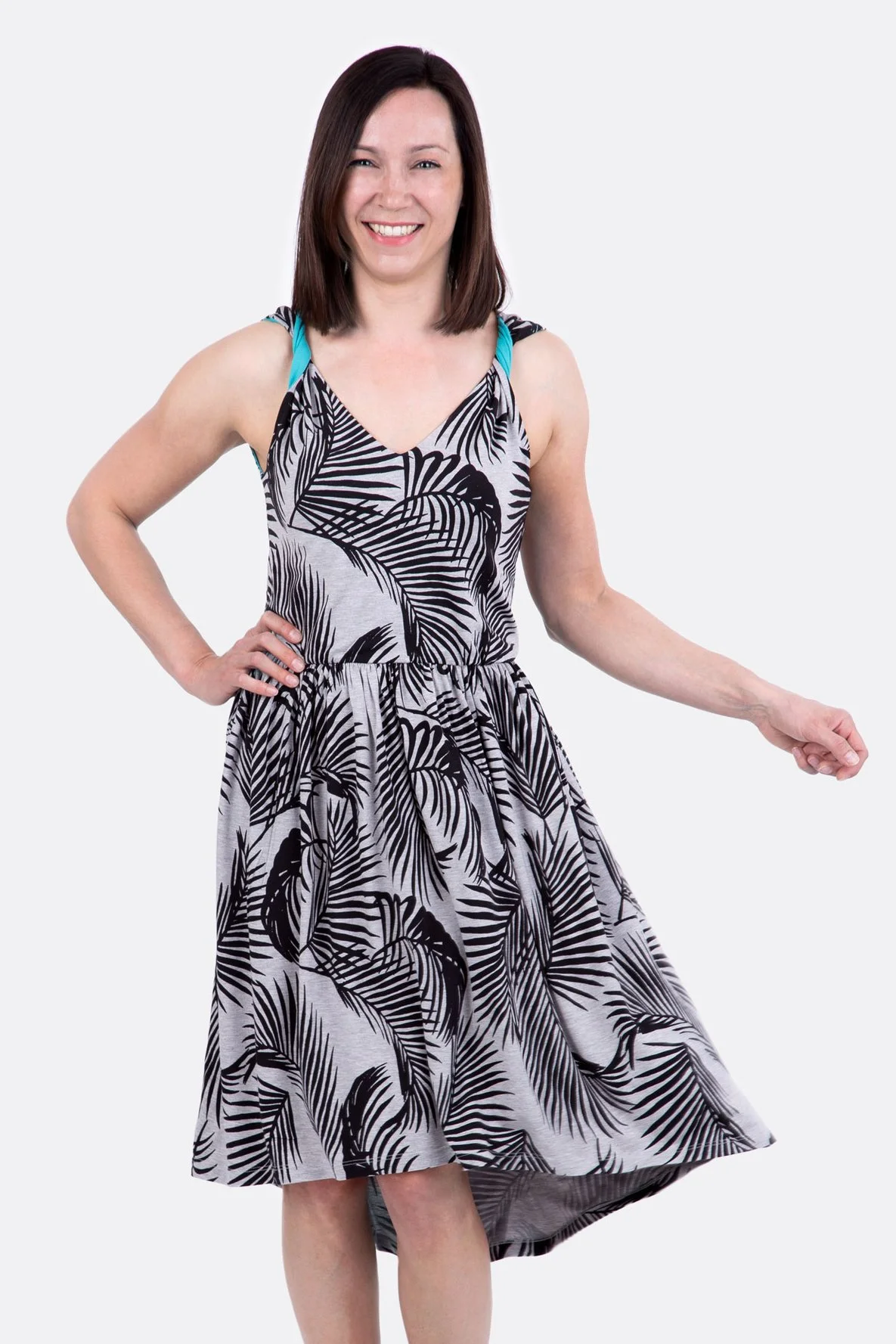 Schnittmuster Damenkleid Trägerkleid selber nähen