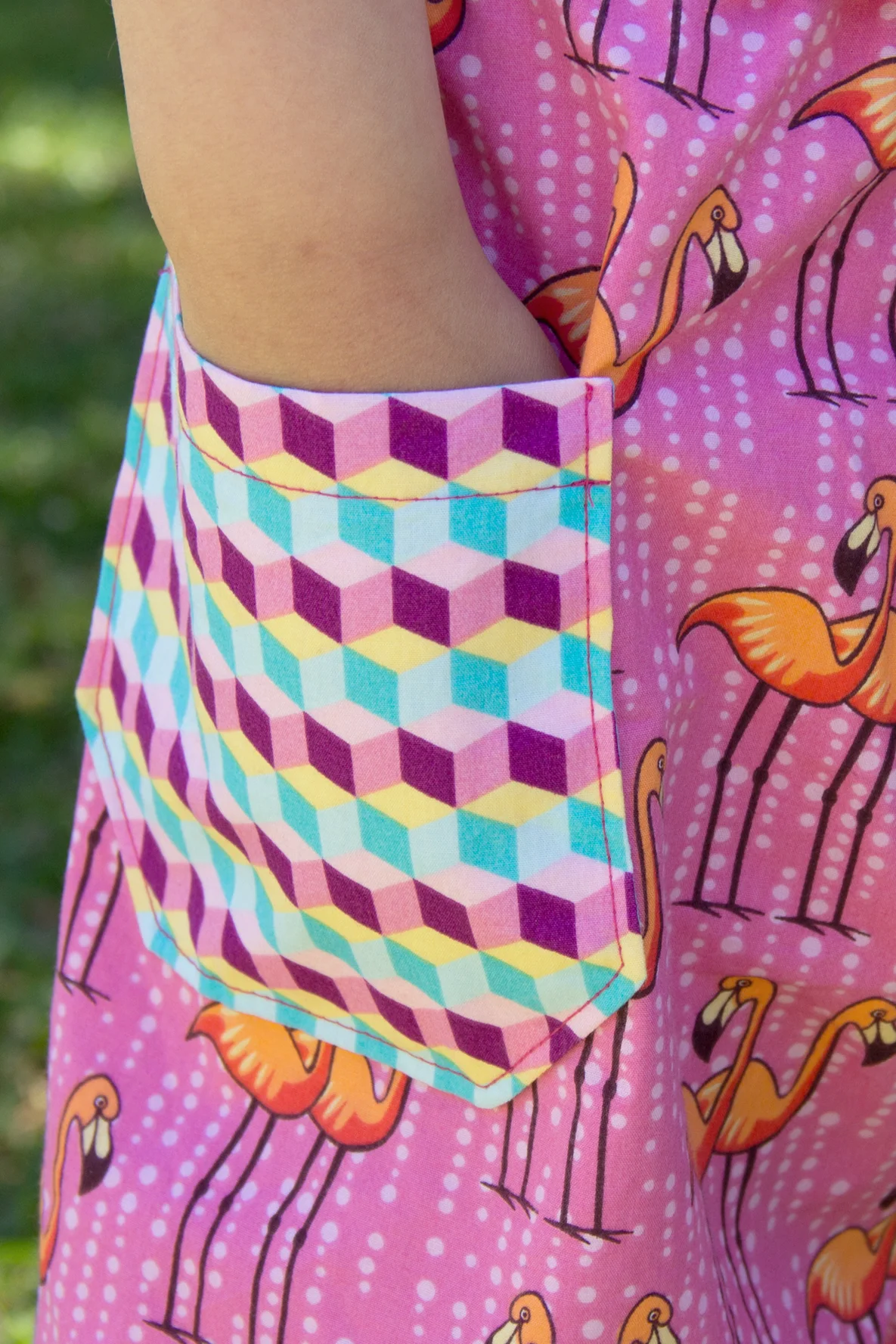 Schnittmuster Kinderhose aufgesetzte Taschen Anleitung