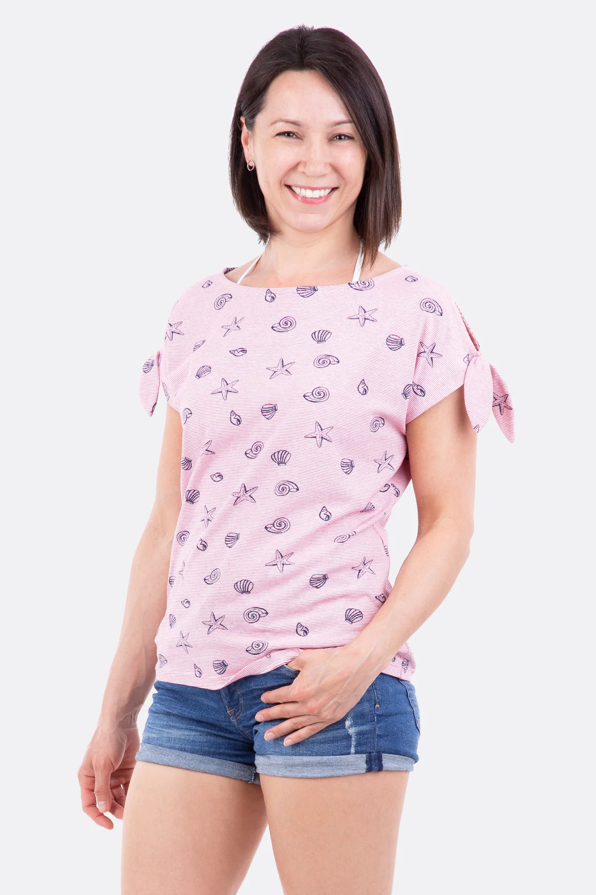 Schnittmuster Knotenshirt Maritim