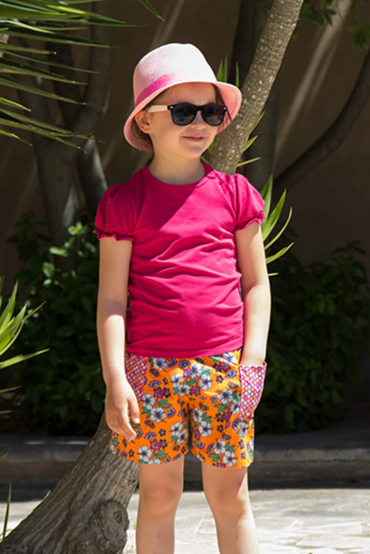 Schnittmuster Sommer Kinder Shorts nähen