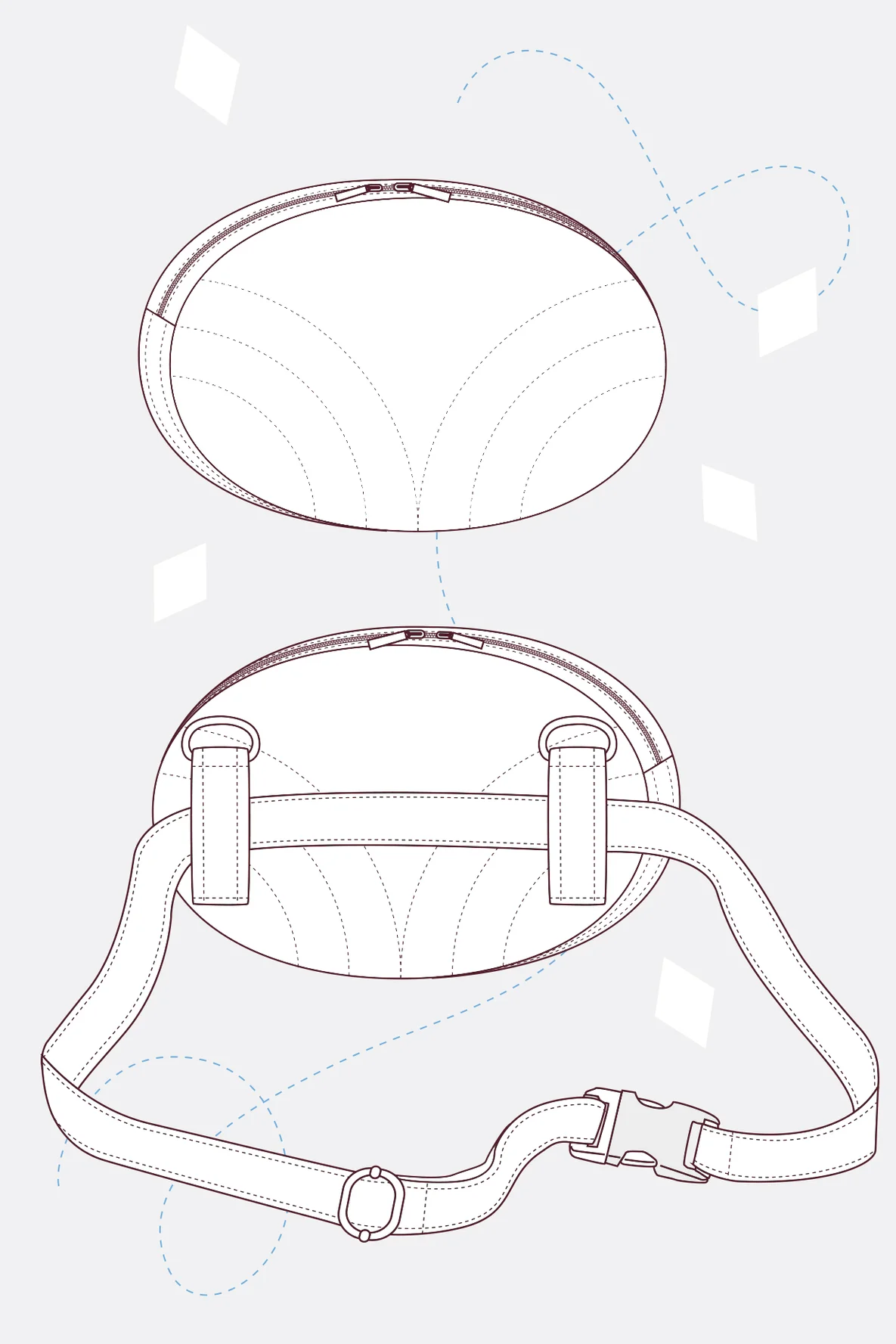 Schnittmuster Gürteltasche Ruby selber nähen