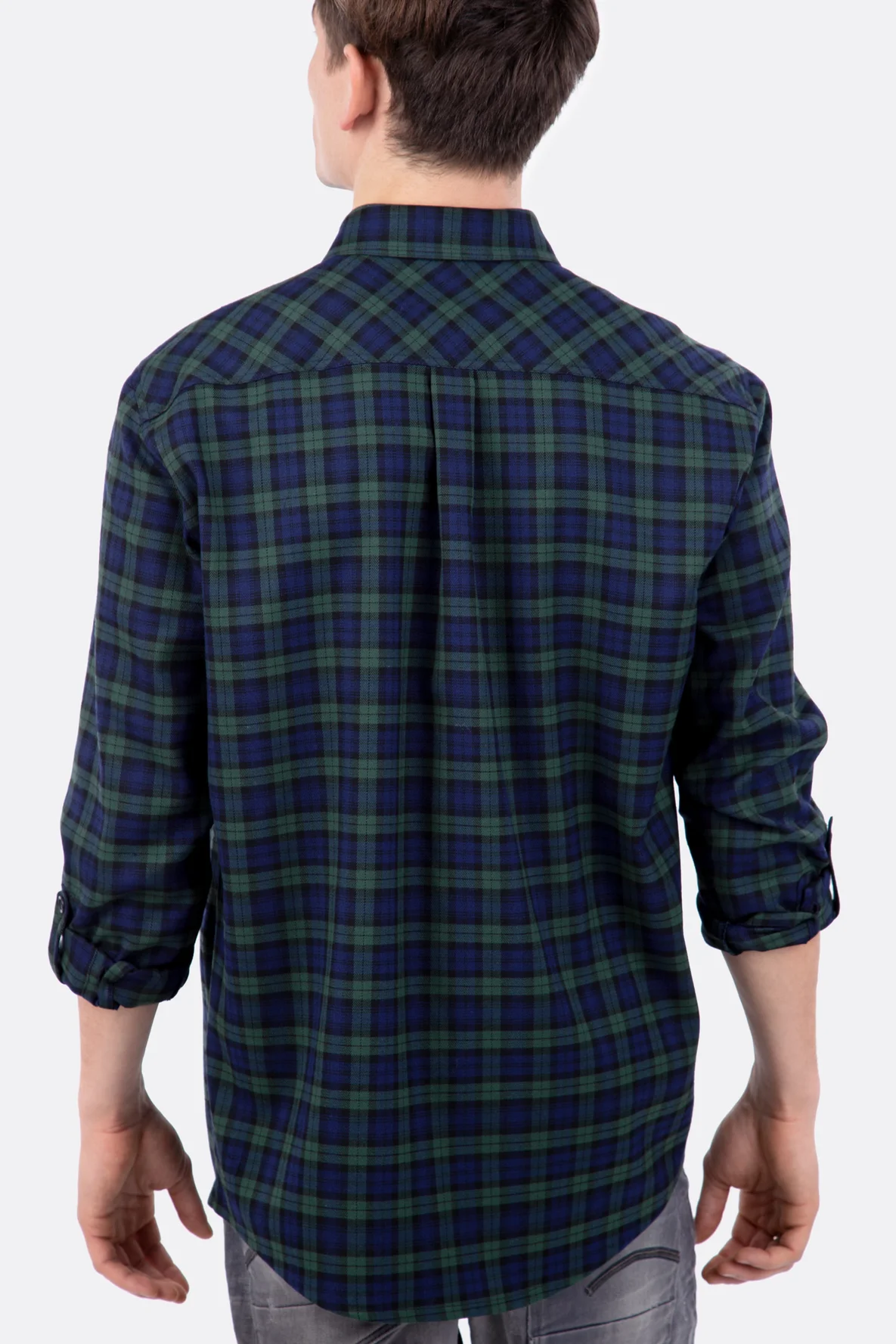 Schnittmuster Männer Holzfällerhemd Schulterpasse Falte Nähanleitung