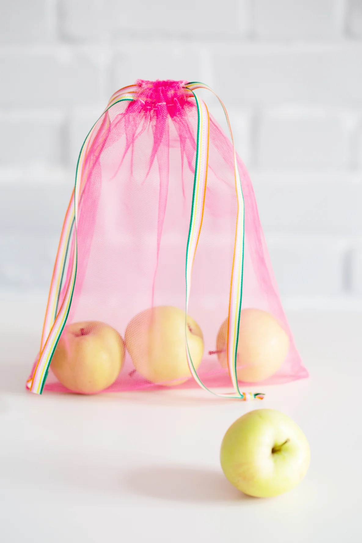 Anleitung Obstbeutel nähen nachhaltig DIY-Tutorial Vorlage