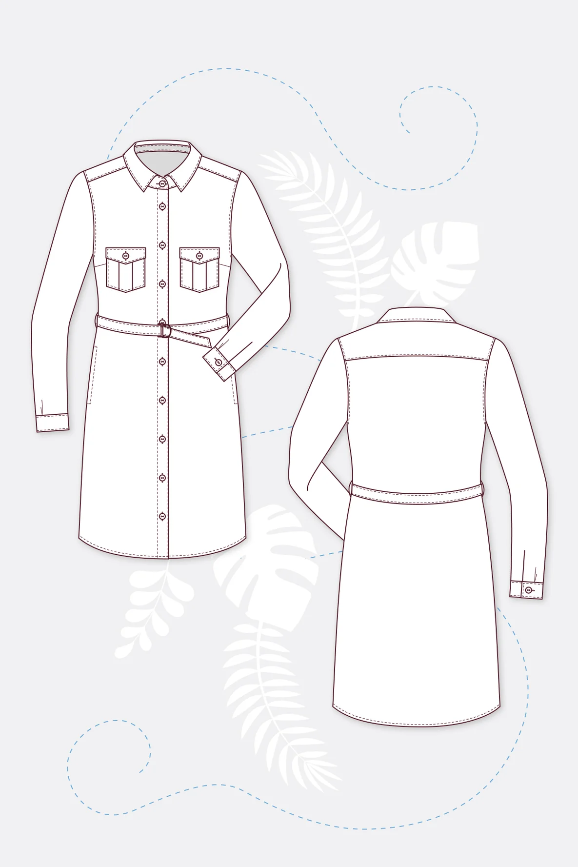 Schnittmuster Jeanskleid Joanne Varianten