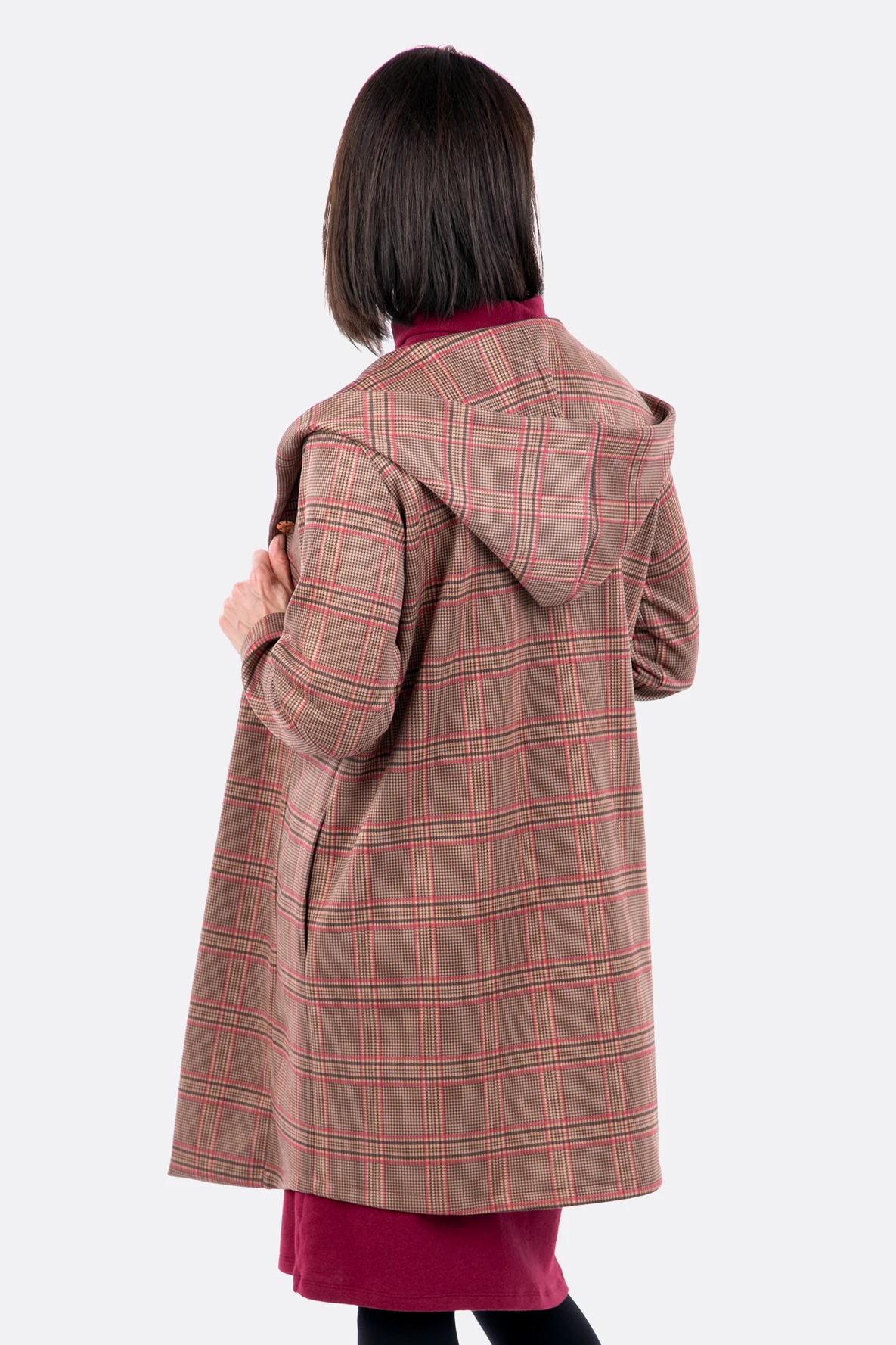 Schnittmuster Kapuzenmantel leger einfach nähen