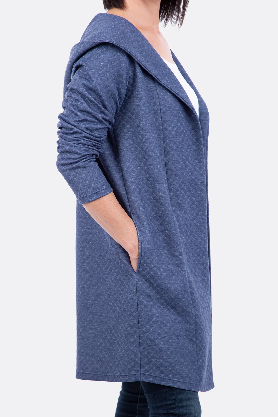 Schnittmuster Mantel Cardigan Anleitung Taschen