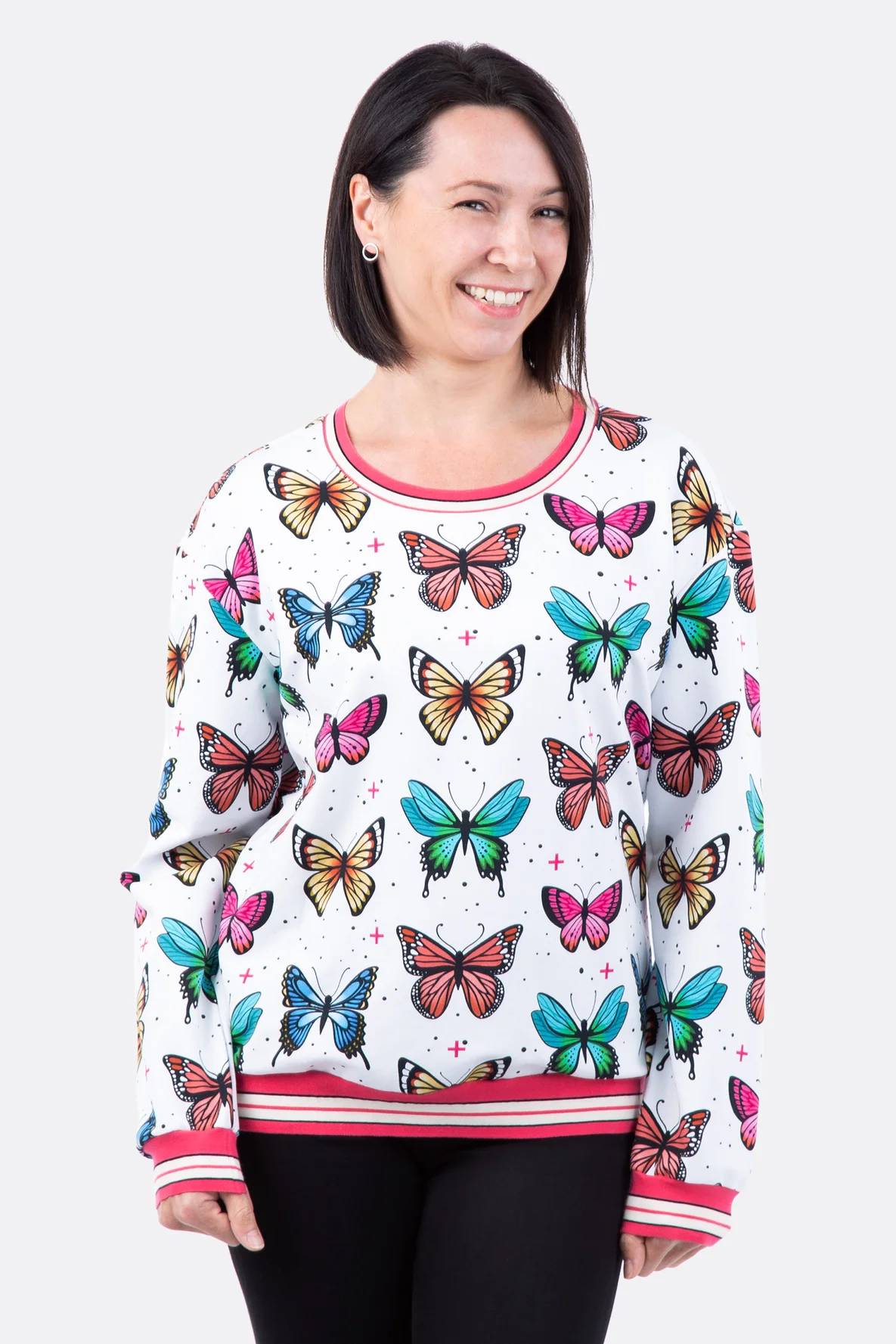Schnittmuster Sweatshirt Oversize Cuff Me Butterfly