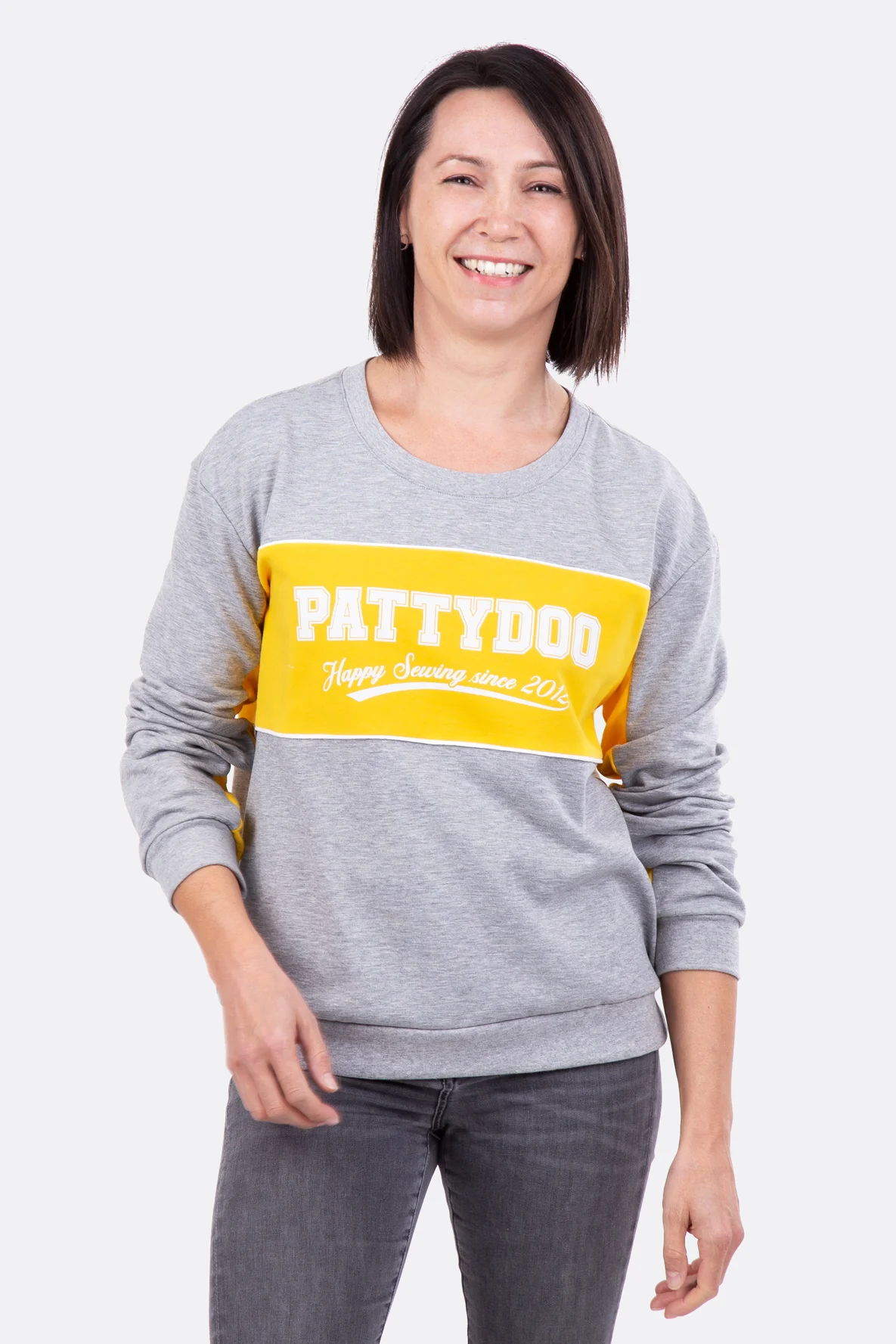 Schnittmuster Sweatshirt Pullover Teilung Ausschnitt
