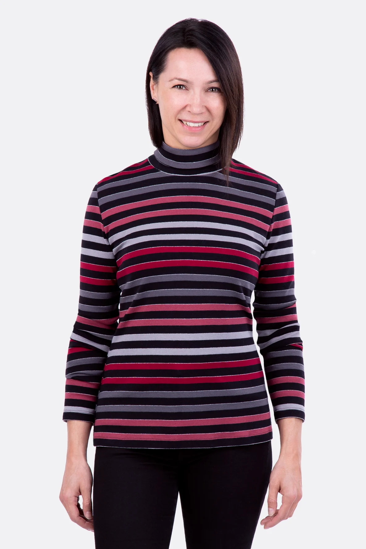 Schnittmuster Damenpullover Rollkragen Langarm selbernähen