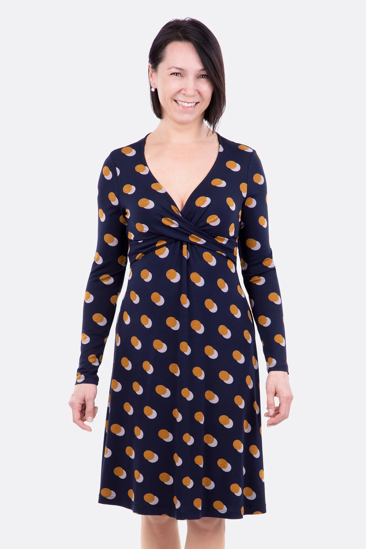 Schnittmuster Knotenkleid Viskosejersey selber nähen