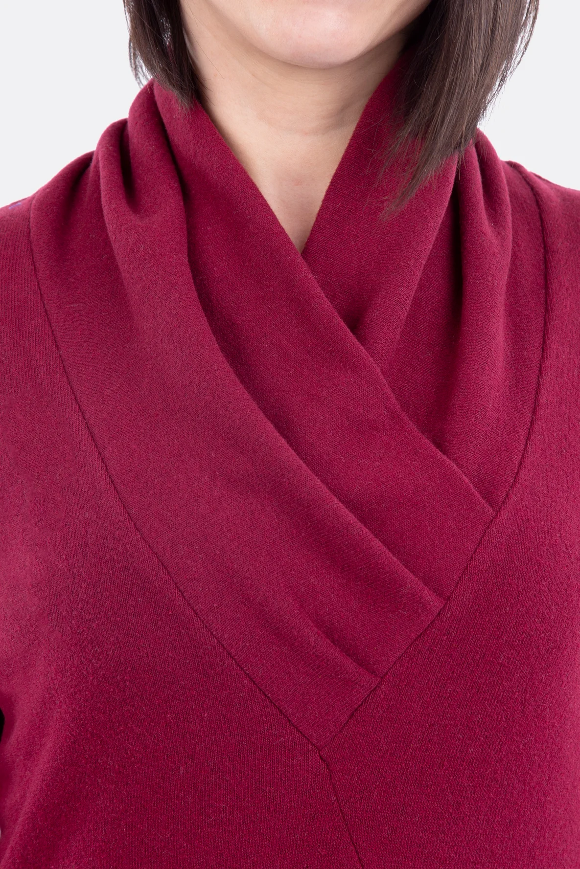 Schnittmuster Wickelkragen Falten Aneltiung