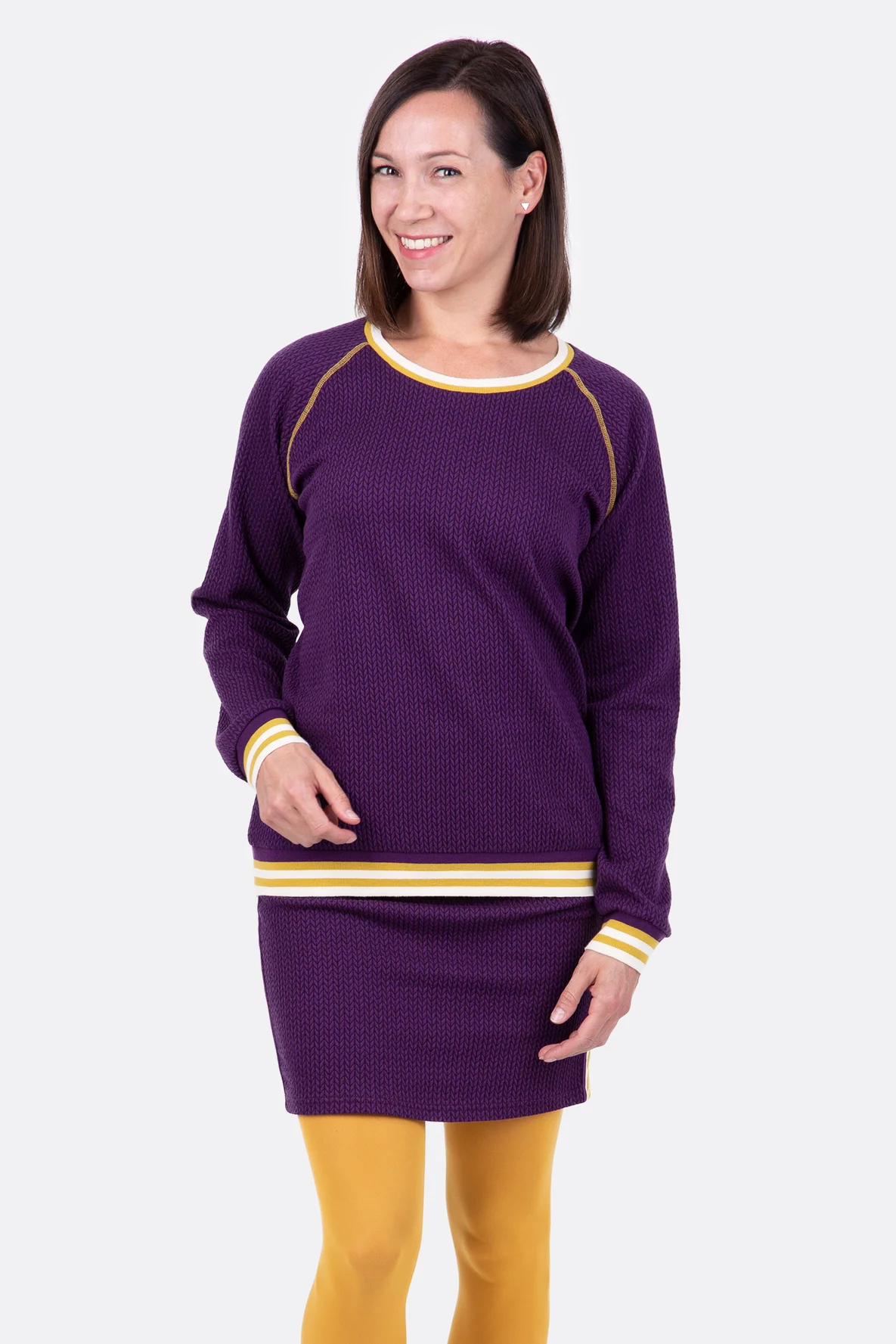 Sweatshirt Amy Schnittmuster Raglanärmel nähen