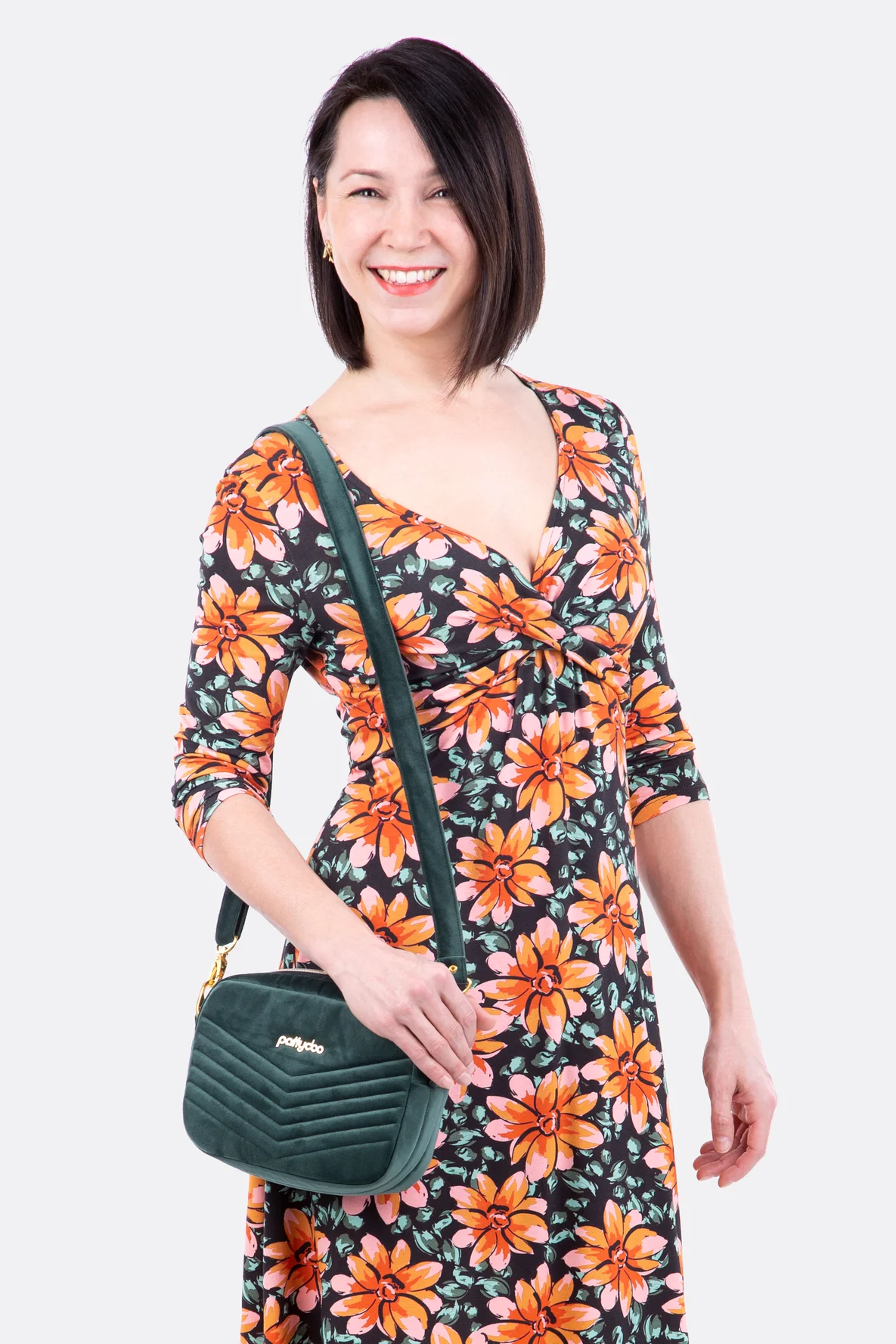Schnittmuster Schultertasche passend Kleid