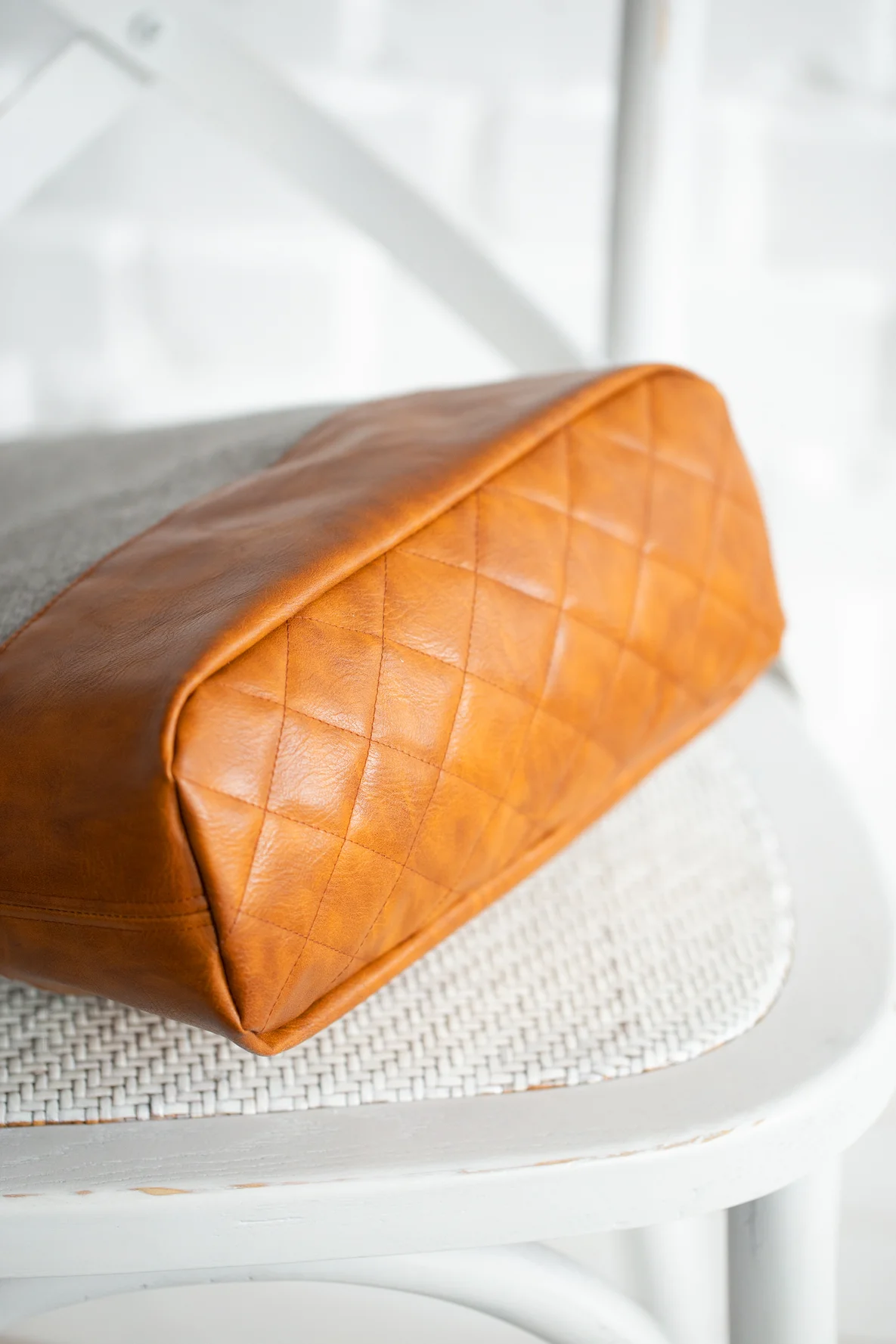 Schnittmuster Shopper Lederboden mit Steppung Anleitung