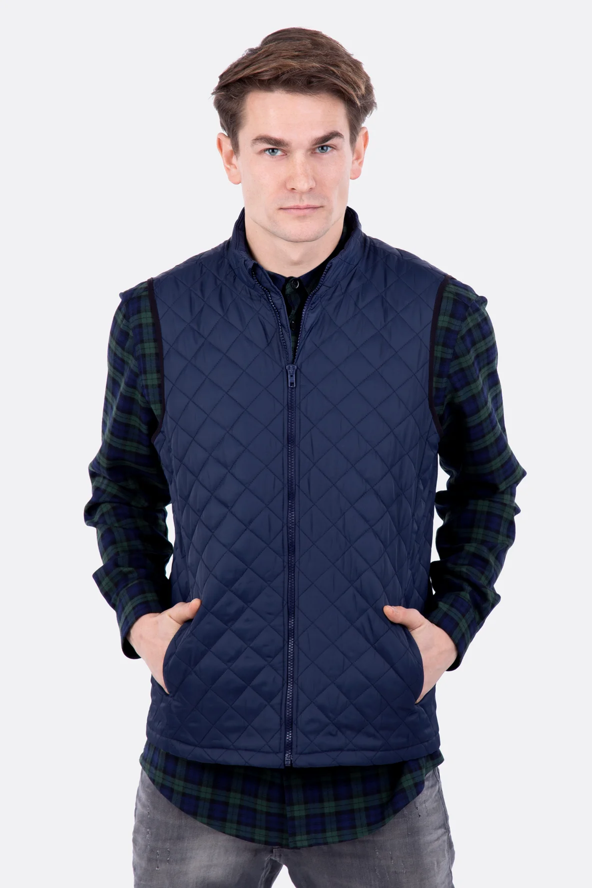 warme Steppweste für den Herbst für Männer selber nähen