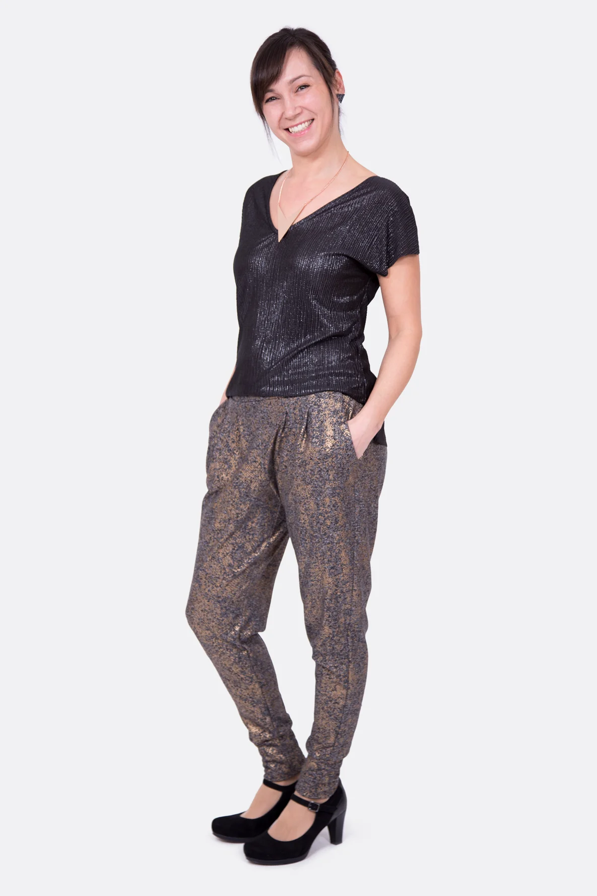 Jogginghose Schnittmuster Athleisure nähen Anleitung