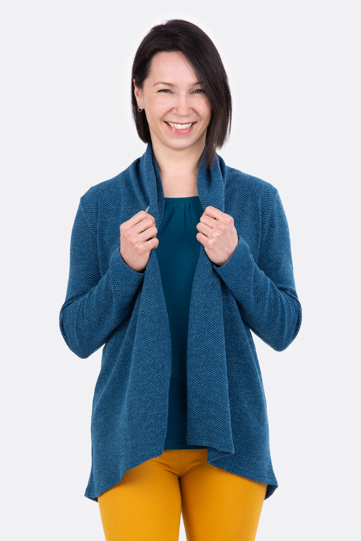 Schnittmuster Cardigan Strickstoff selbernähen