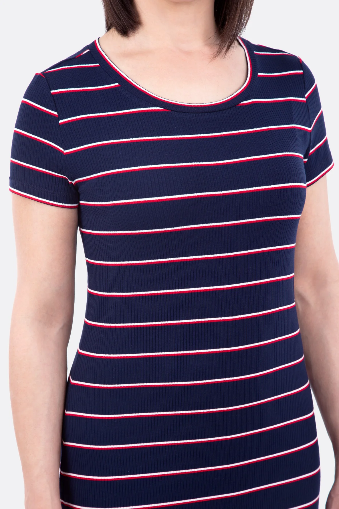 Nähanleitung Schlauchkleid Rippenjersey selber nähen