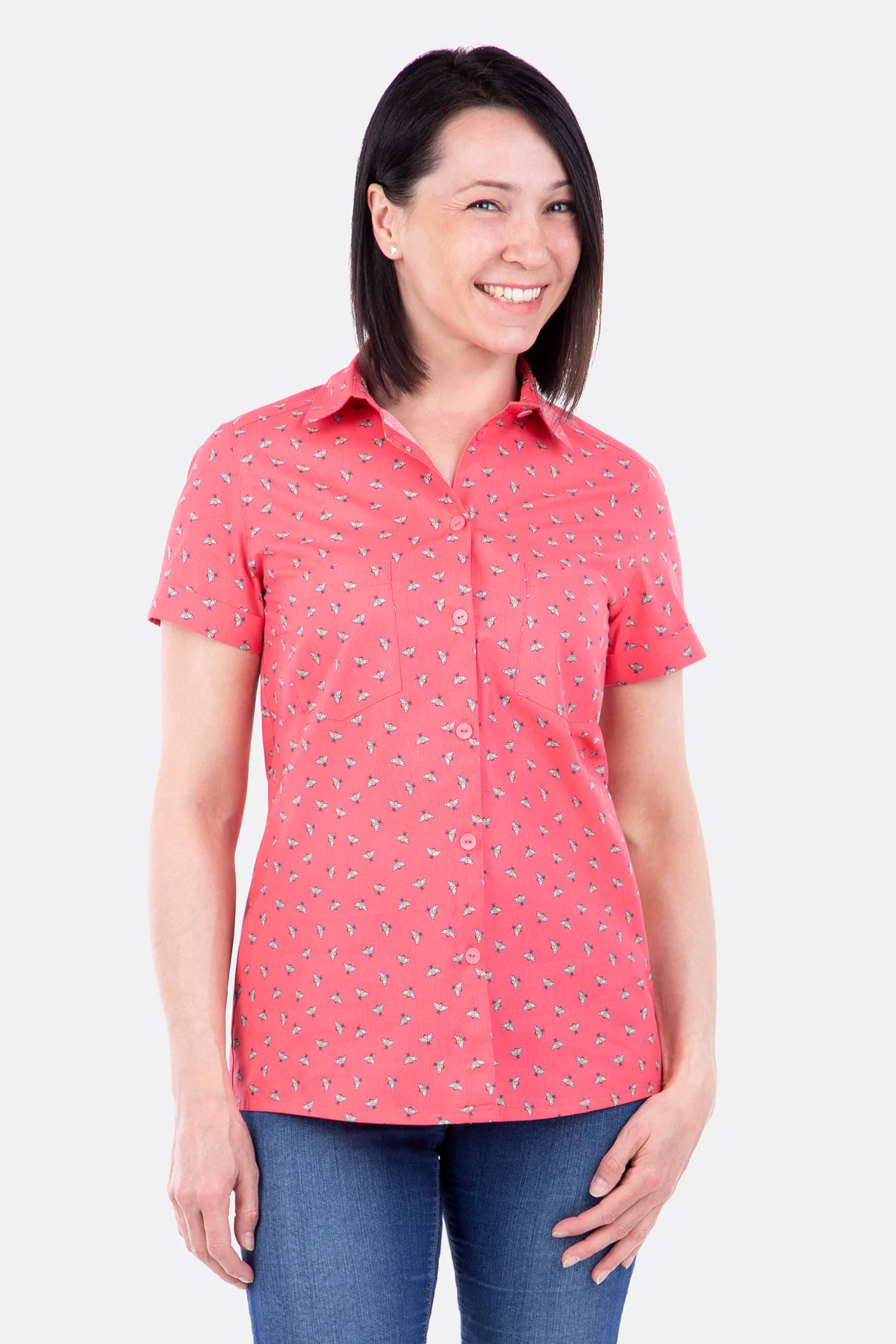 Schnittmuster Damenbluse Kurzarm sommerlich selbst naehen