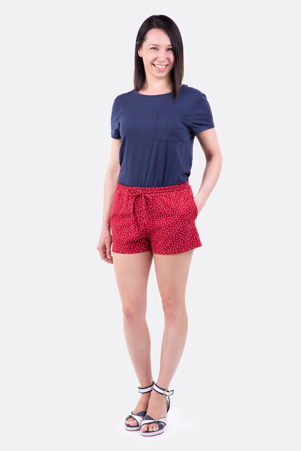 Schnittmuster Damenshorts Jersey selber nähen