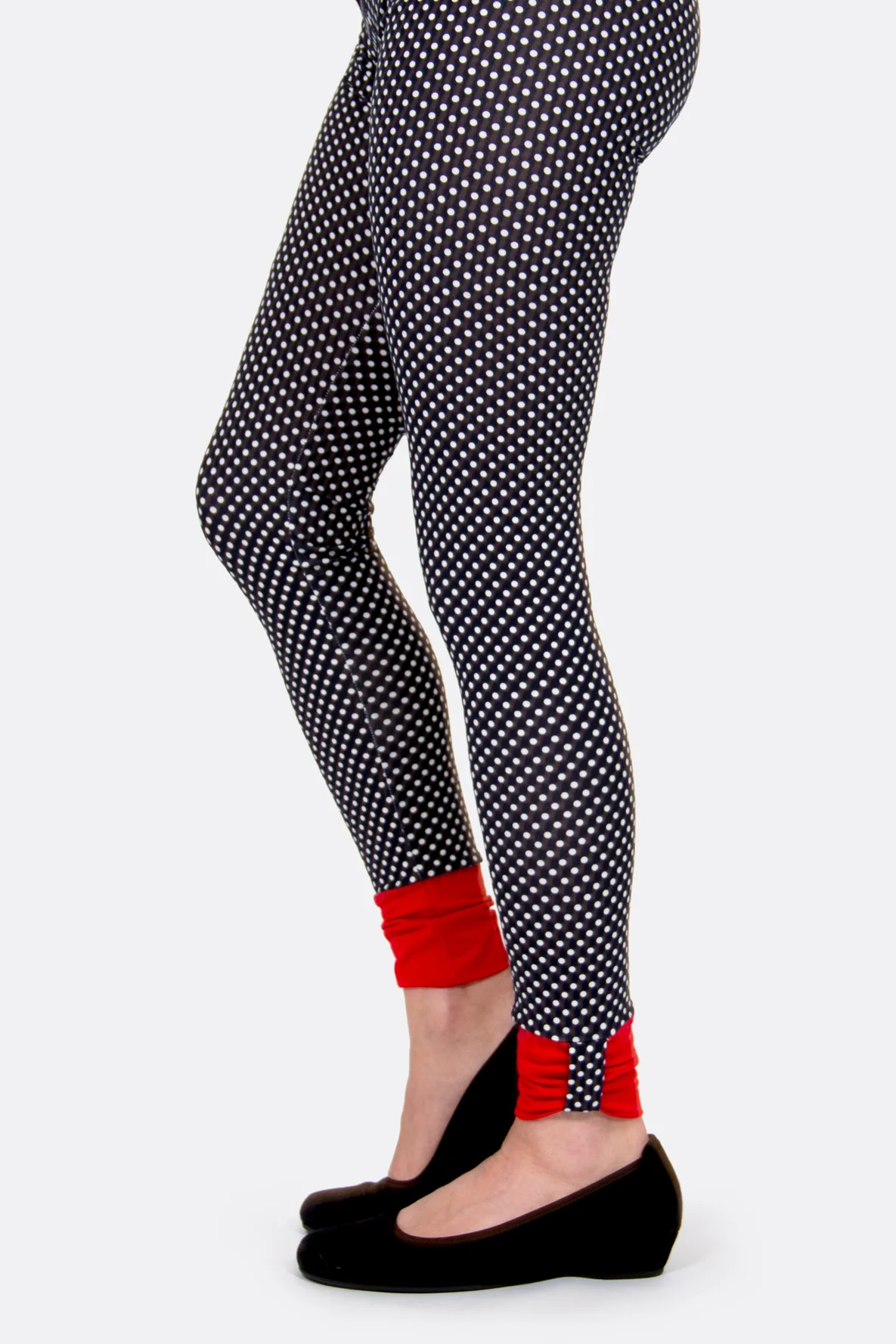Schnittmuster Damen-Leggings Beinabschluss selbst naehen