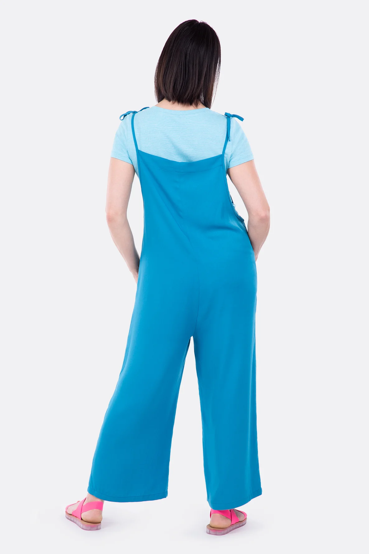 Schnittmuster Easy Latzhose Viskosestoff nähen