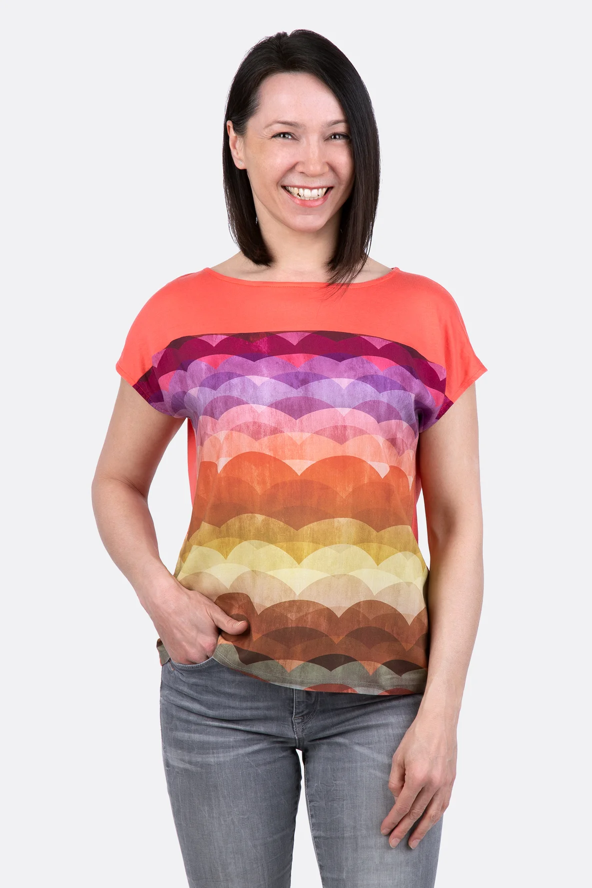 Schnittmuster einfaches Shirt Passe Naehanleitung