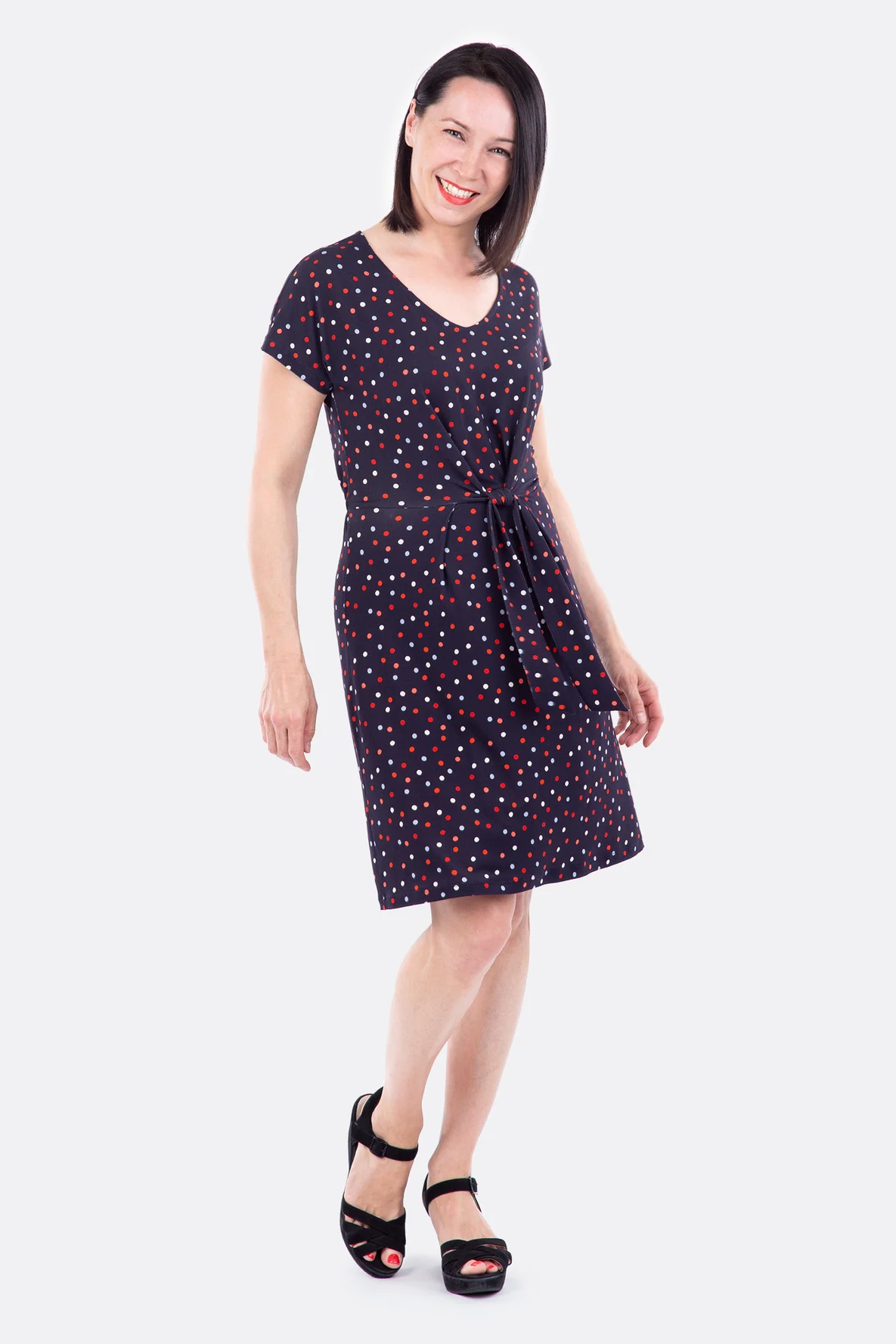 Schnittmuster Kleid aus Viskosejersey selber nähen