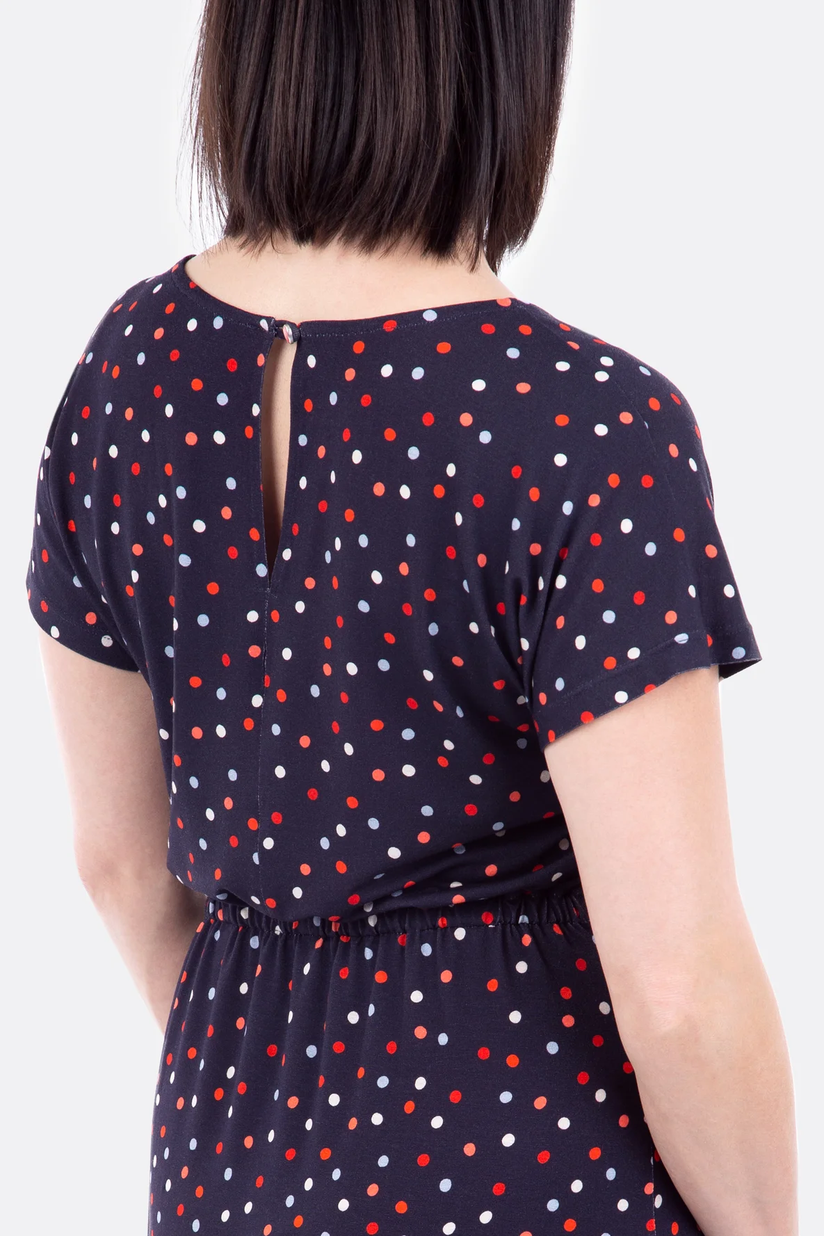 Schnittmuster Nähanleitung Sommerkleid Schlitz Rücken DIY