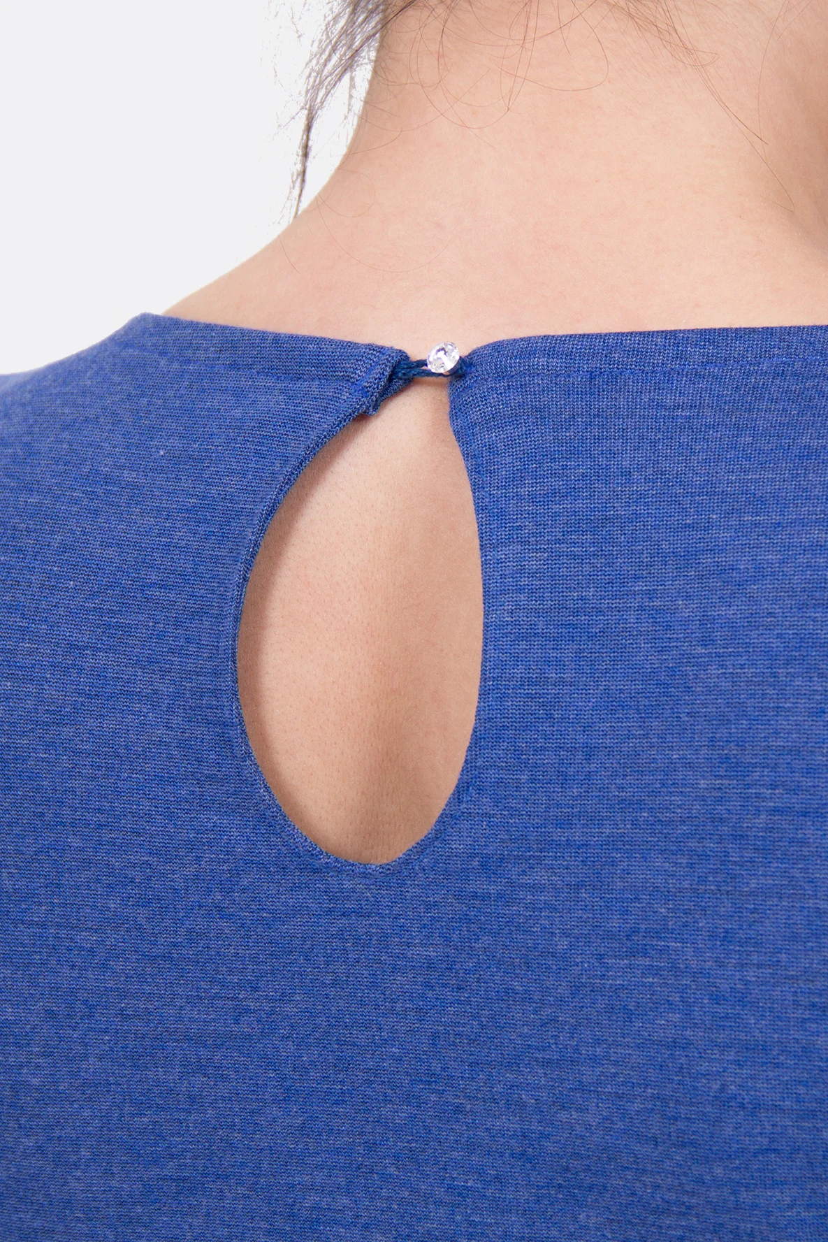 Nähanleitung Tropfenverschluss in Kleid nähen