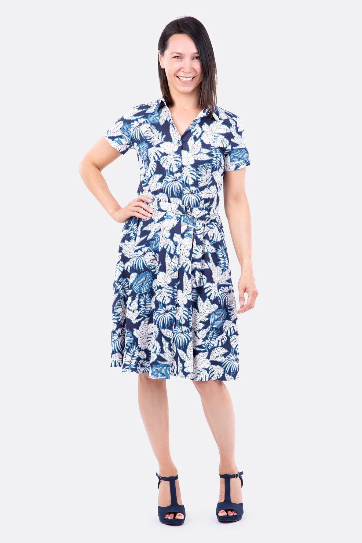 Schnittmuster Frauen Blusenkleid sommerlich Naehanleitung