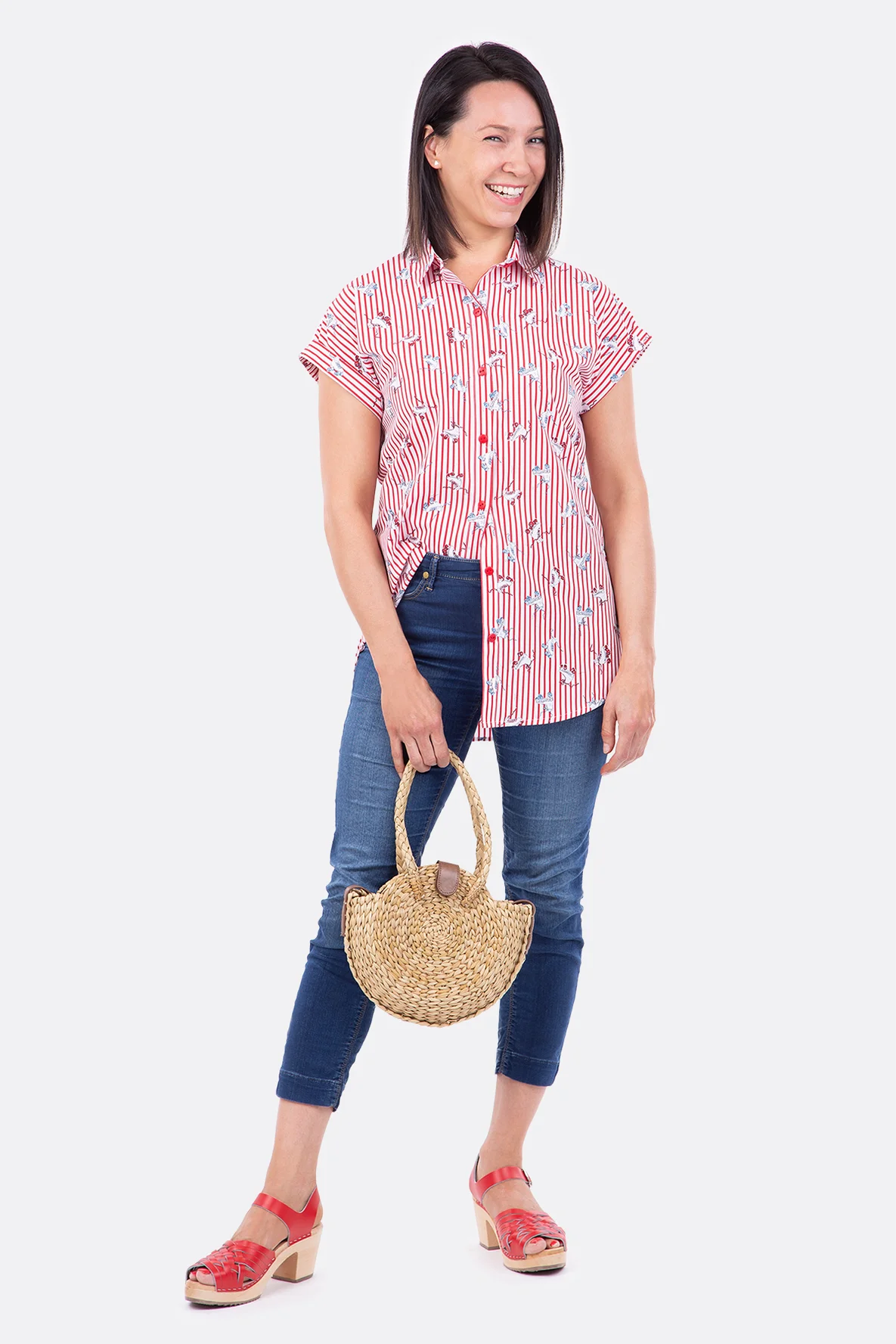 Schnittmuster mit Videoanleitung zum Bluse nähen